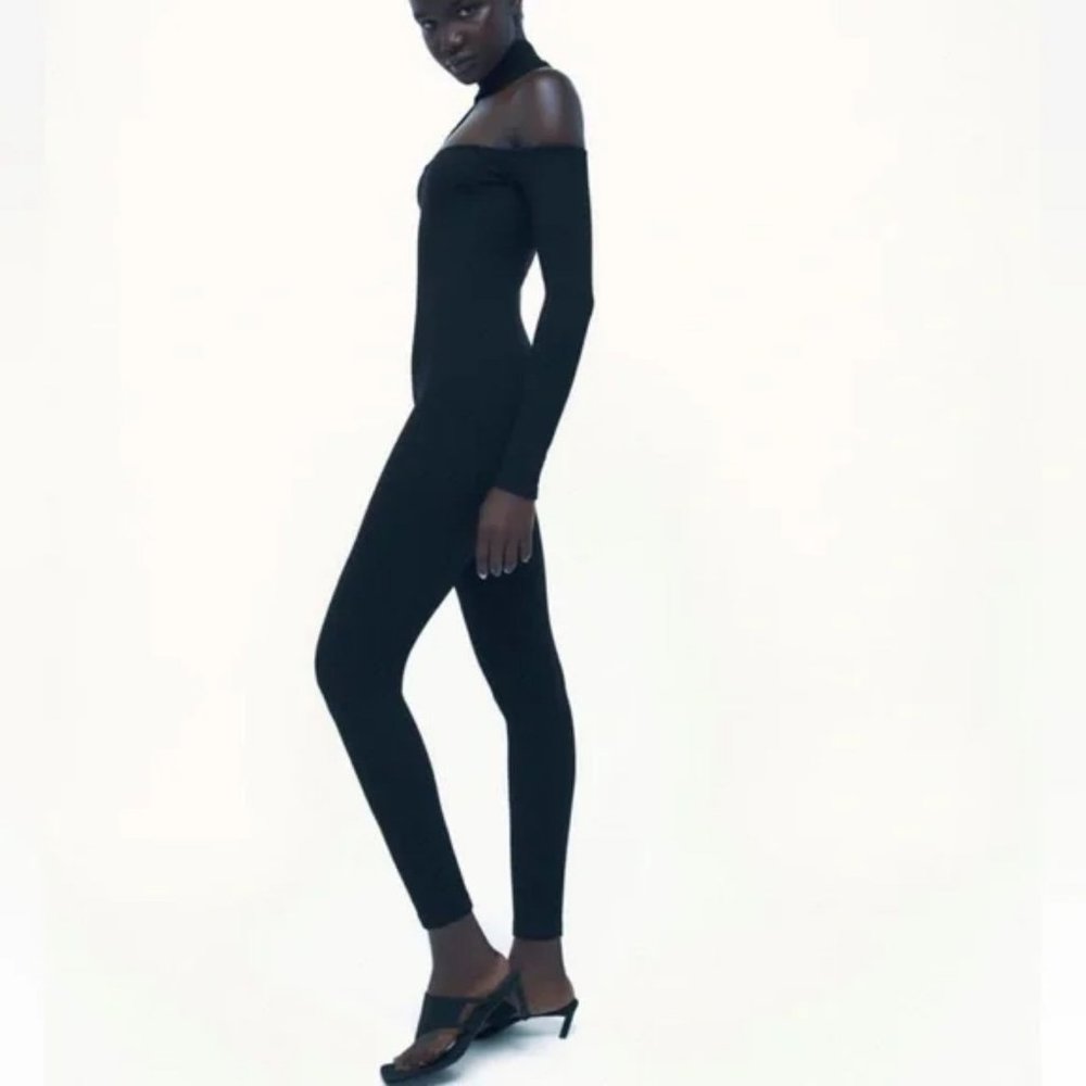 ZARA CUT OUT LONG JUMPSUIT - Picture 7 of 7